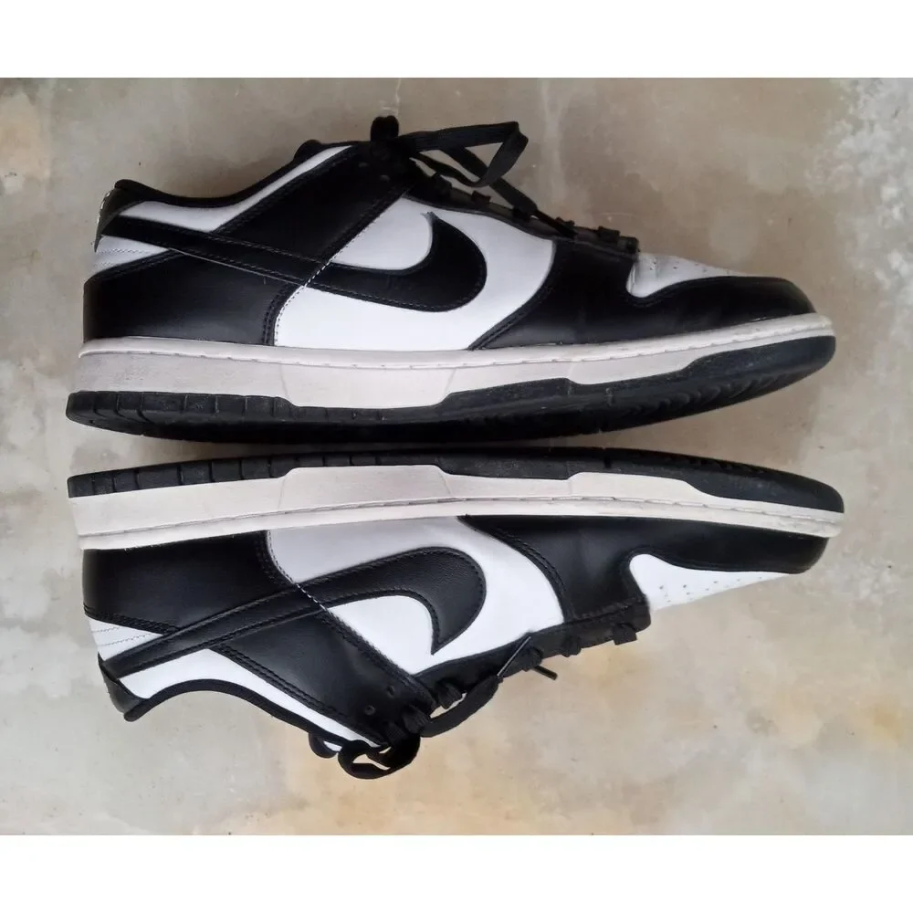 Nike Dunk Low Panda Black and White Sneakers Men's sz. 10.5
